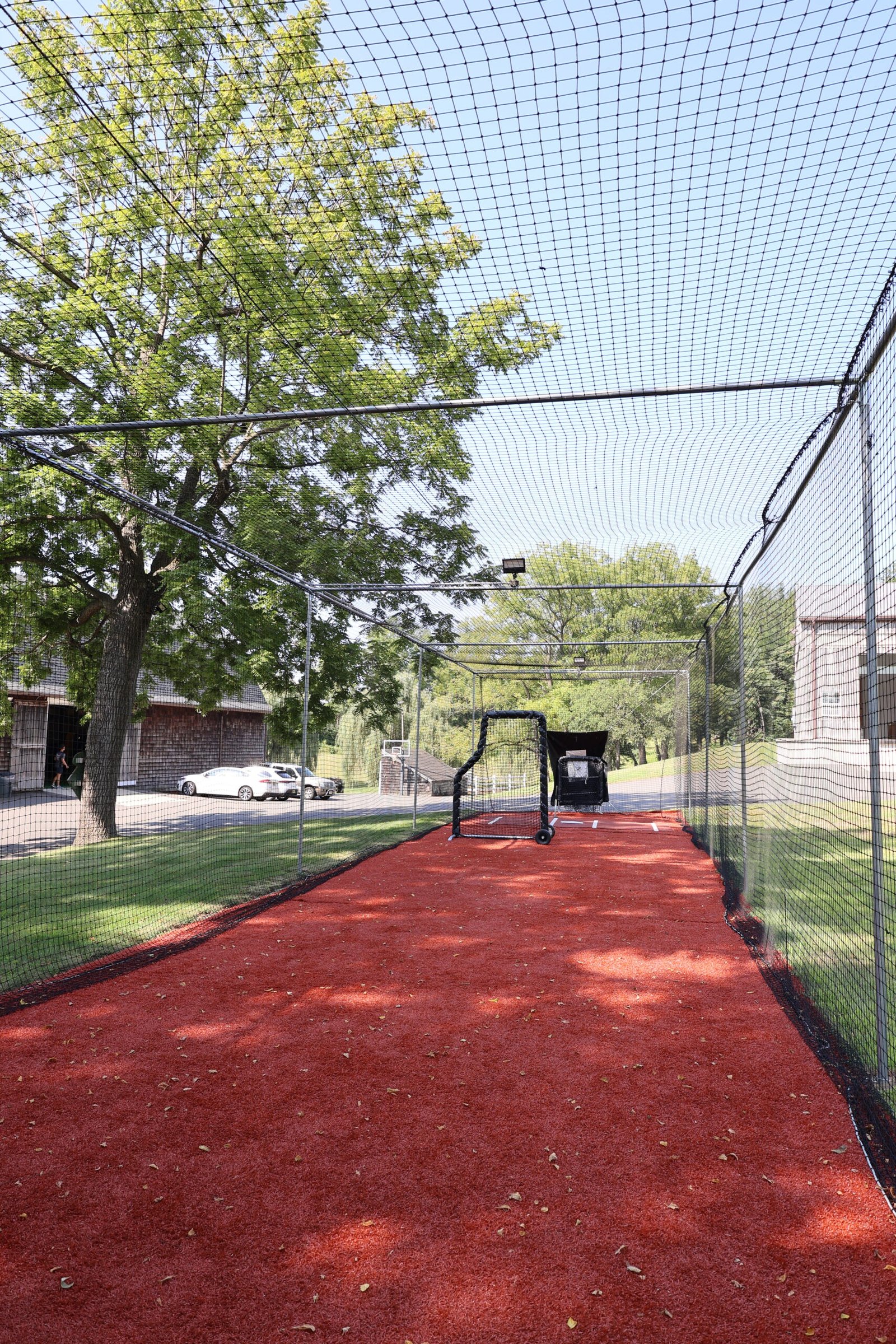 Outdoor hitting lane