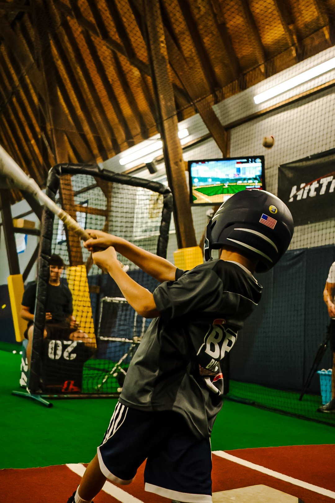 Players training at the facility