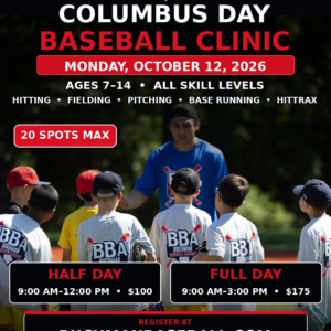 Columbus Day Baseball Clinic